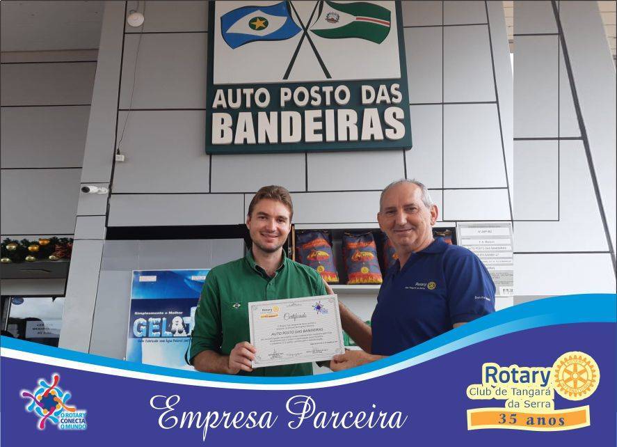 O Rotary Club de Tangará da Serra agradece a parceria.