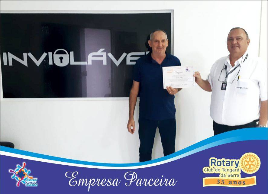 O Rotary Club de Tangará da Serra agradece a parceria.