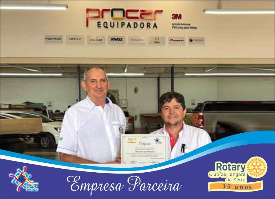 O Rotary Club de Tangará da Serra agradece a parceria.