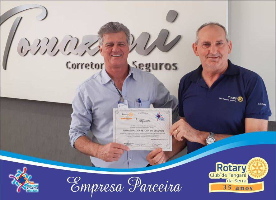 O Rotary Club de Tangará da Serra agradece a parceria.