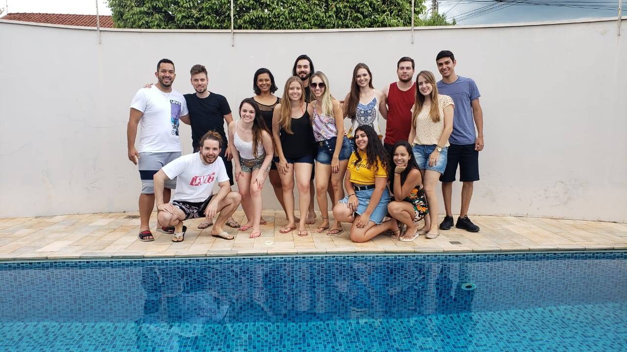 Membros que participaram da confraternização.