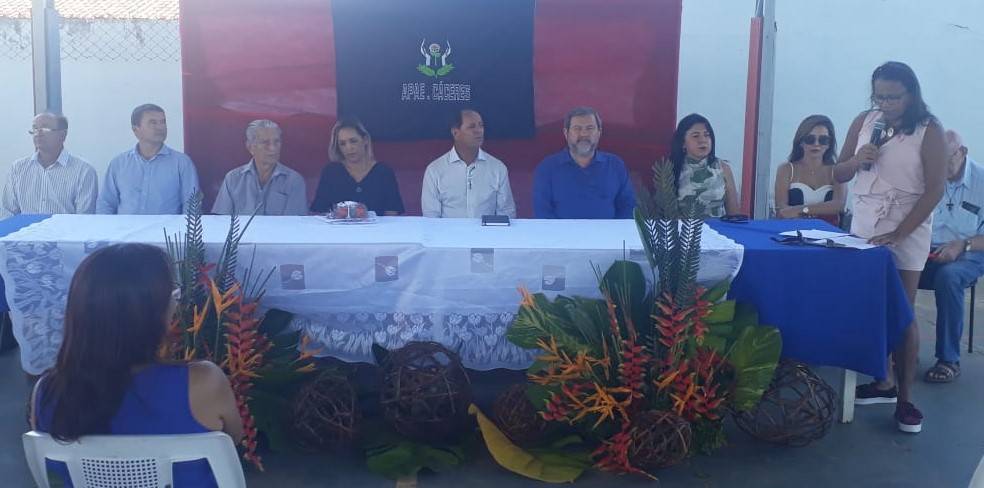 Cerimônia de Posse com presença de autoridades  (Foto: Arcy Rezende)