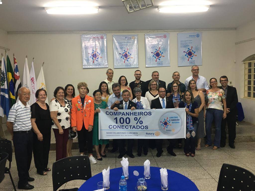 Rotary Club de Pacaembu 100% Conectado com a TRF