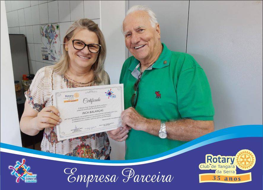 O Rotary Club de Tangará da Serra agradece a parceria.