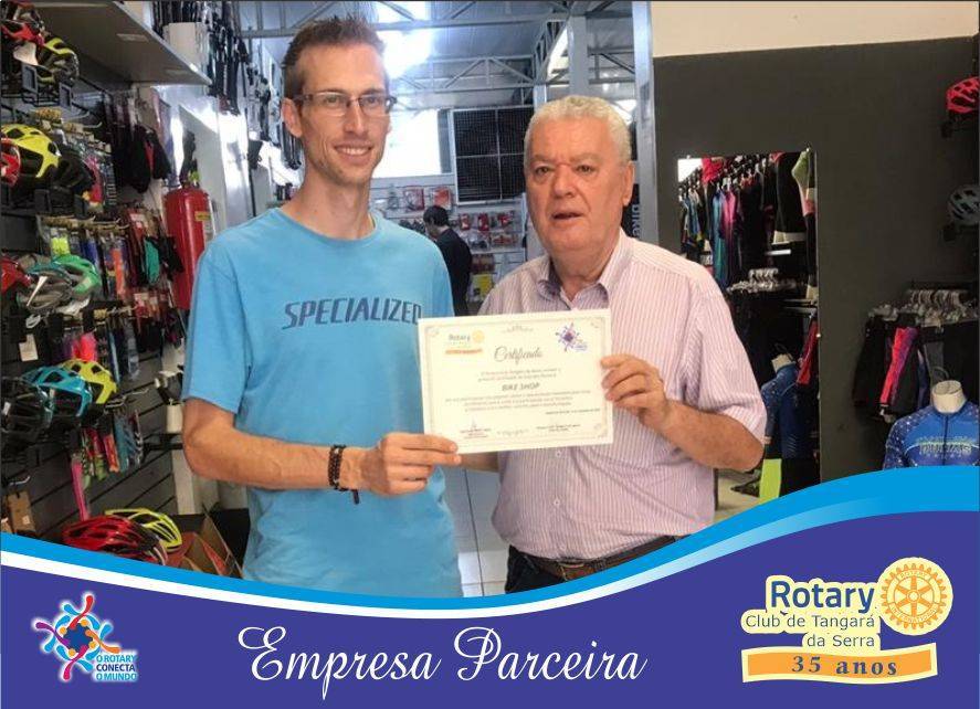 O Rotary Club de Tangará da Serra agradece a parceria.