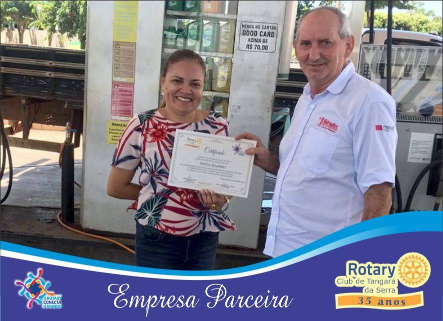 O Rotary Club de Tangará da Serra agradece a parceria.
