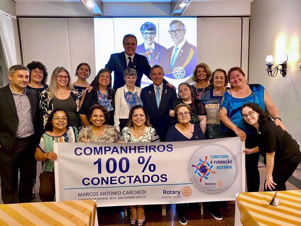 Rotary Club de Marilia-Pioneiro 100% Conectado com a TRF