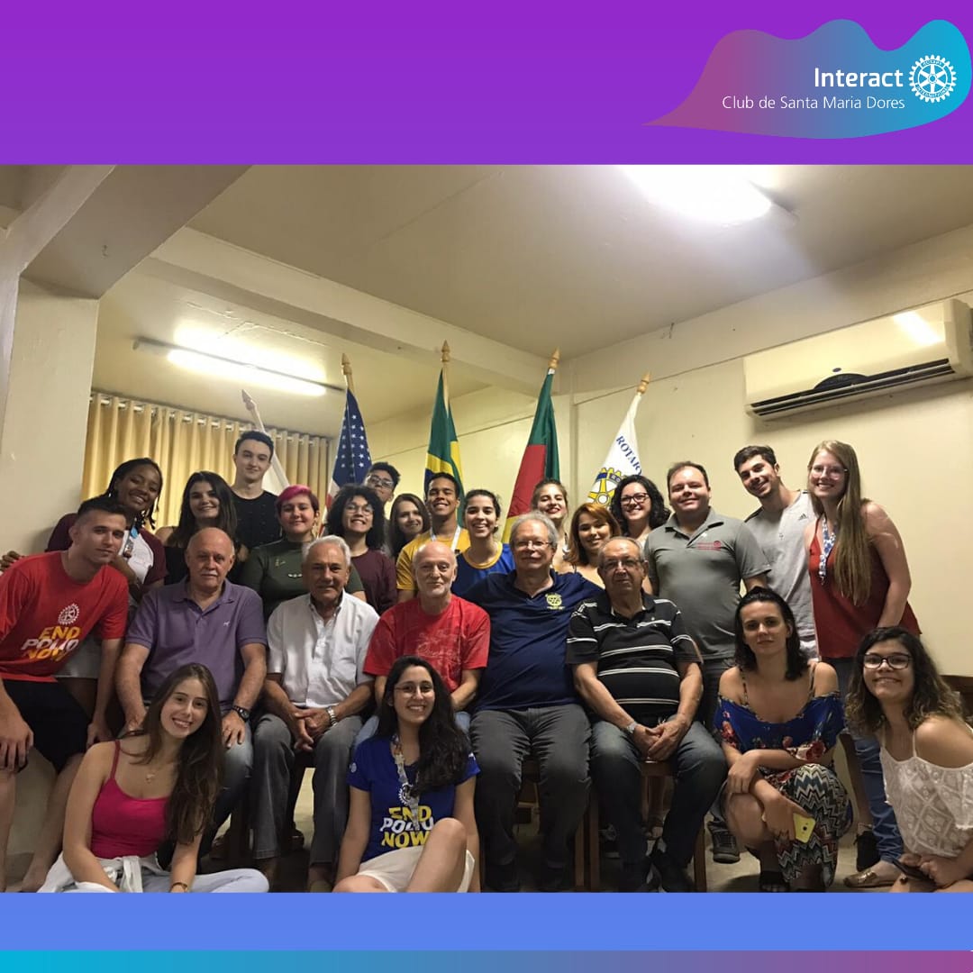 No dia 2 de janeiro, o Interact Club de Santa Maria Dores participou da confraternização entre os clubes Interact Club de Santa Maria Dores,  Rotaract Club Santa Maria Liberdade (@rotaractsmliberdade ) e Rotary Club de Santa Maria Dores. Na ocasião, foi a