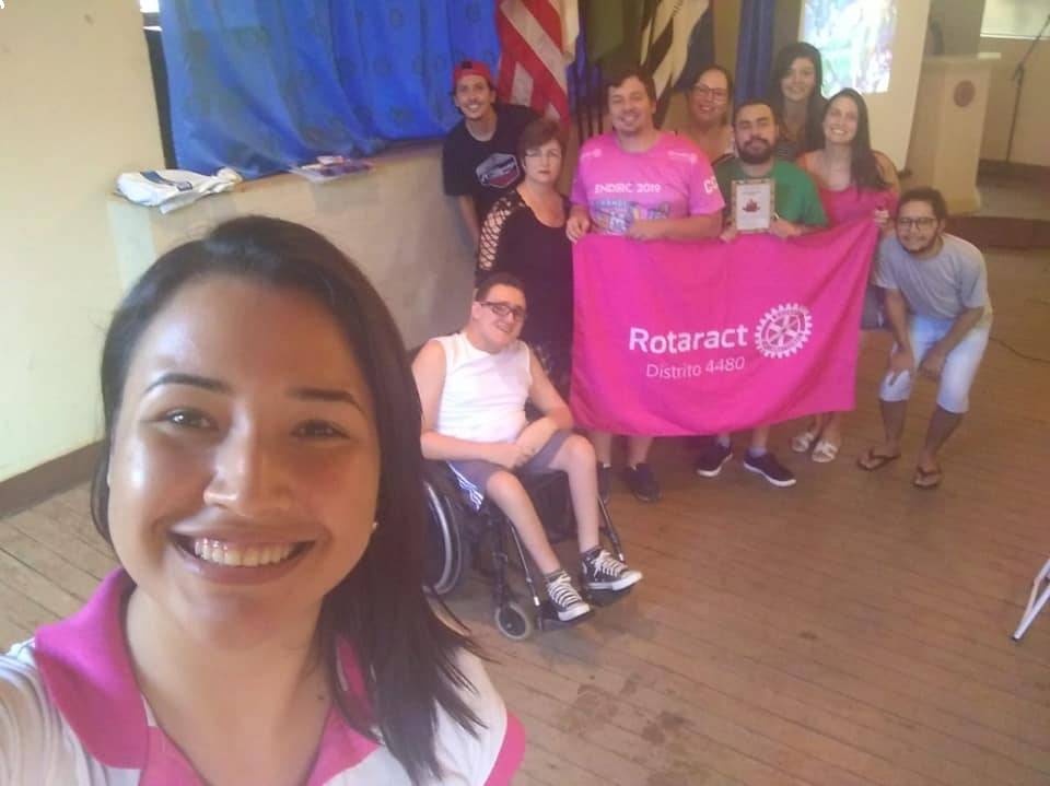 Visita do/da Represente Distrital de Rotaract e de Área