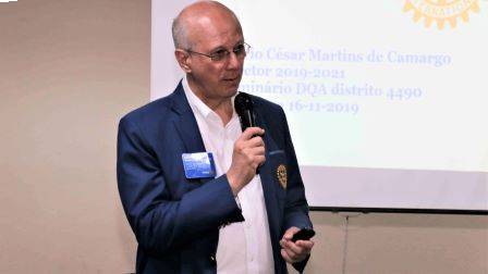 Mário César Martins de Camargo, Diretor do Rotary International, estará em Marília nos dias 28 e 29 de fevereiro
