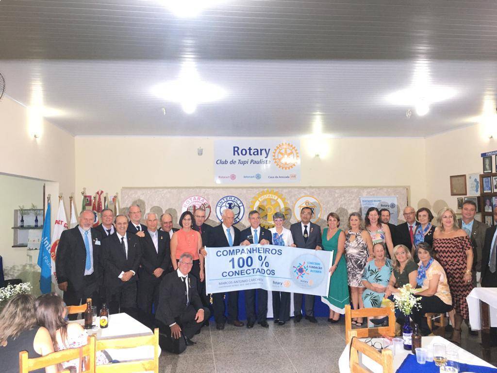 Rotary Club de Tupi-Paulistas 100% Conectado com a TRF