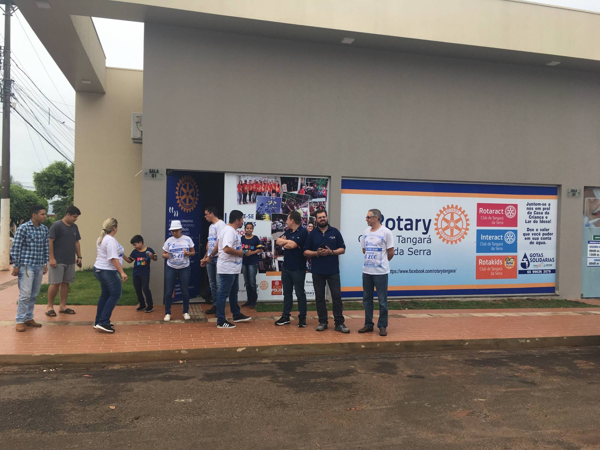 Mais um dia de trabalho voluntário