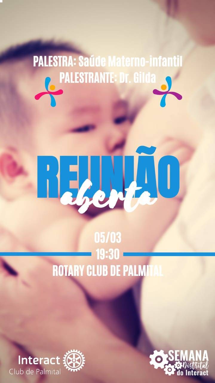 REUNIÃO ABERTA COM PALESTRA