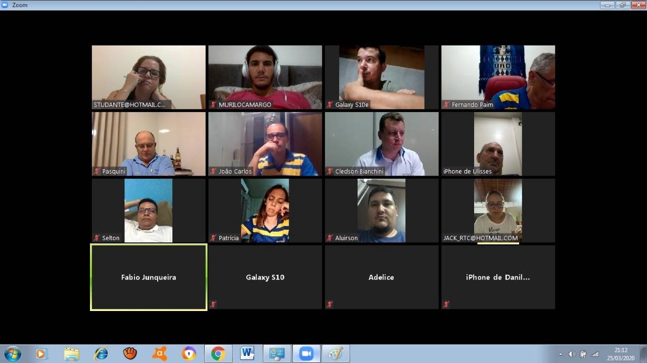 A reunião ordinária contou também com a participação do prefeito municipal de Tangará da Serra/MT Fábio Martins Junqueira.