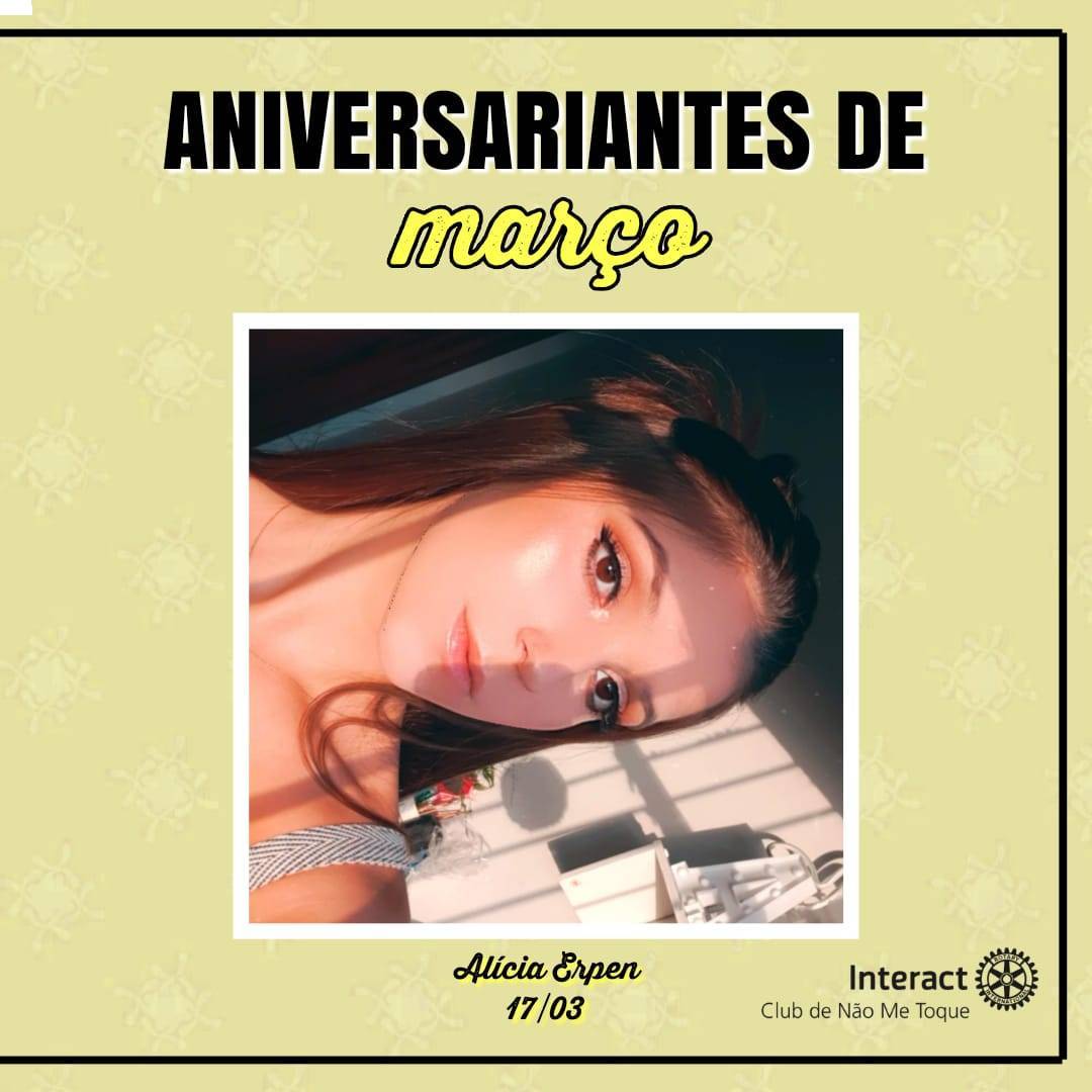 Aniversariantes de Março