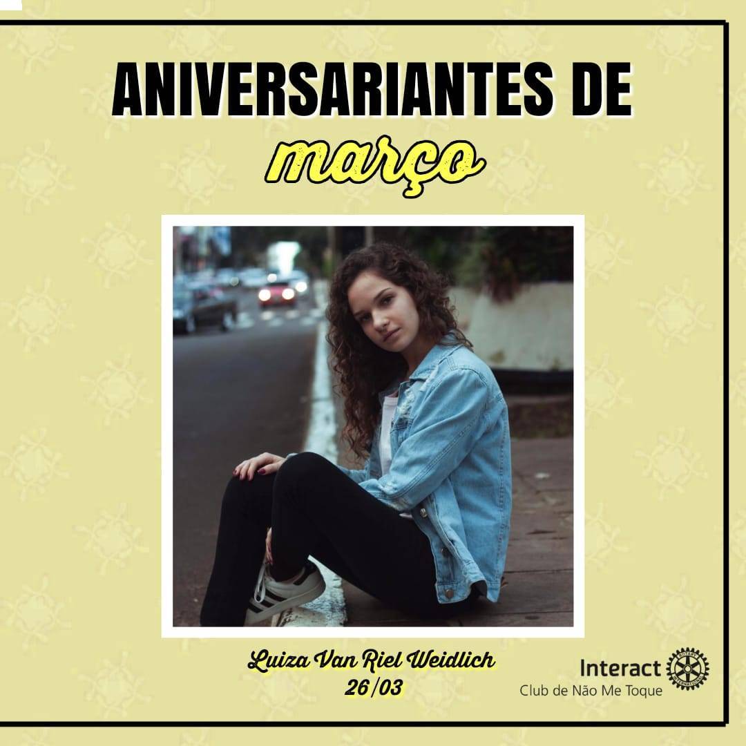 Aniversariantes de Março