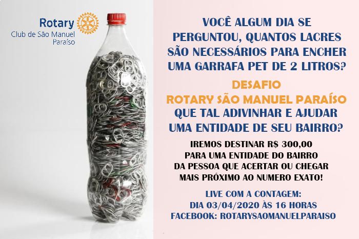 Você algum dia já se perguntou quantos lacres cabem em uma garrafa de 2 litros?