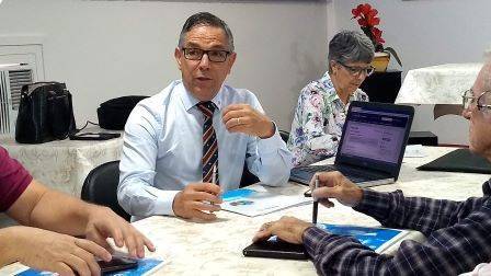 Marcos Antônio Carchedi, Governador do Distrito 4510 do Rotary International, desenvolvendo programa contra o Covid-19