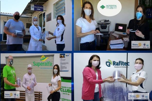 Fotomontagem de 4 doações