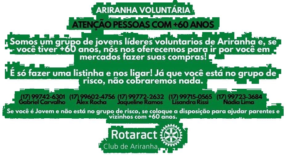 Ariranha Voluntária 