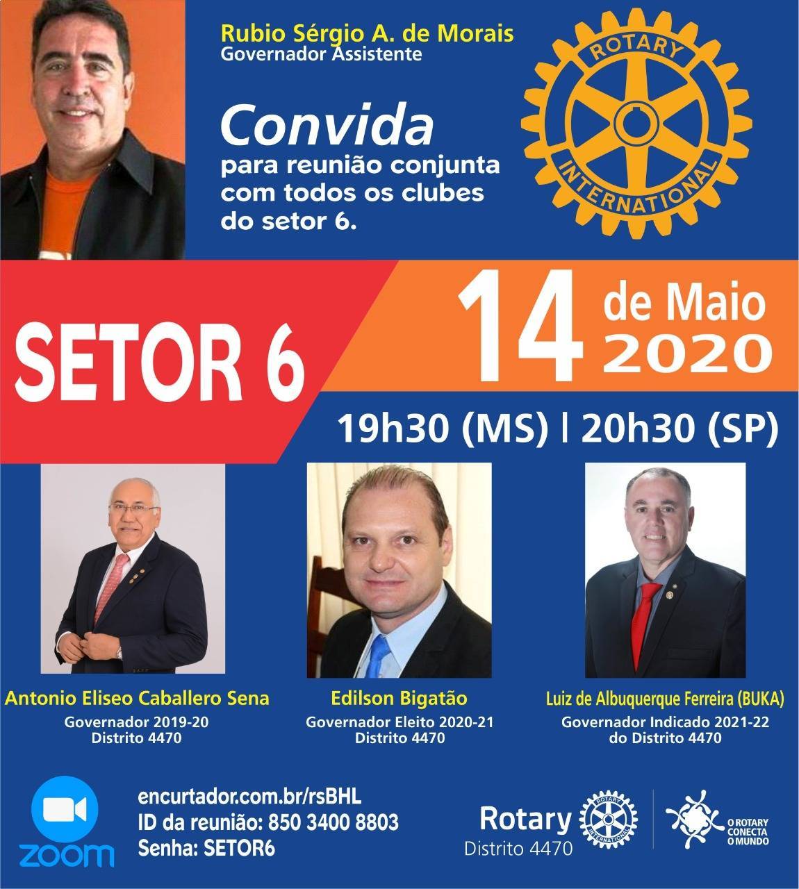 REUNIÃO CONJUNTA DOS CLUBES DO SETOR 6