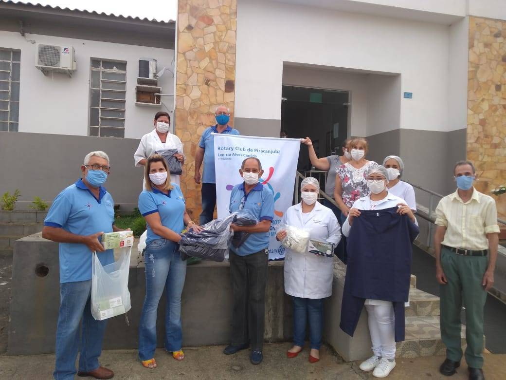 ROTARY SE DESTACA E FAZ DOAÇÃO PARA OS HOSPITAIS