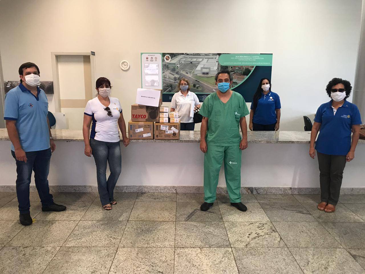 Rotary em Ação contra o COVID 19