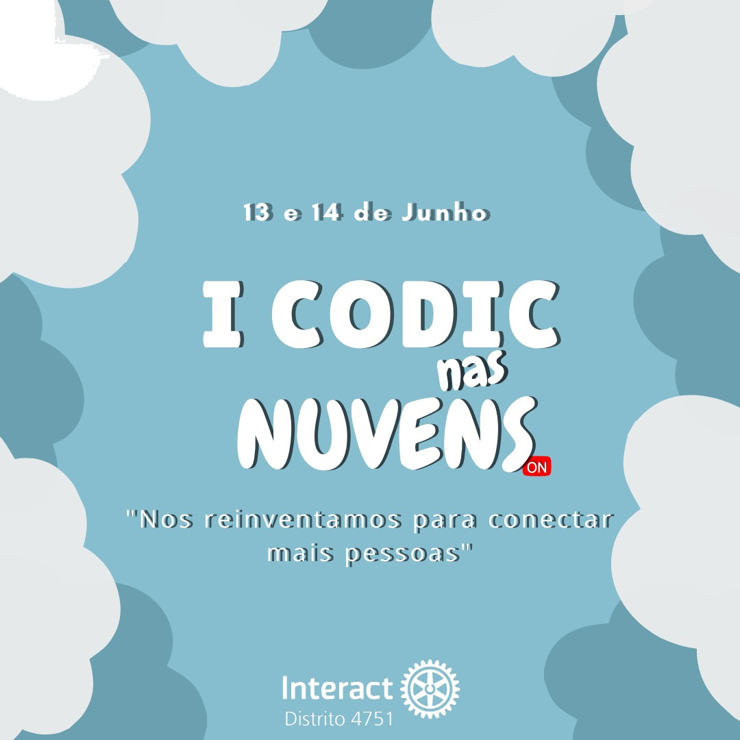 Arte da I CODIC Virtual do Distrito 4751