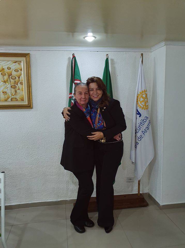 Nossas presidentes Jeslayne (2019 - 2020) e Milca (2020 - 2021)