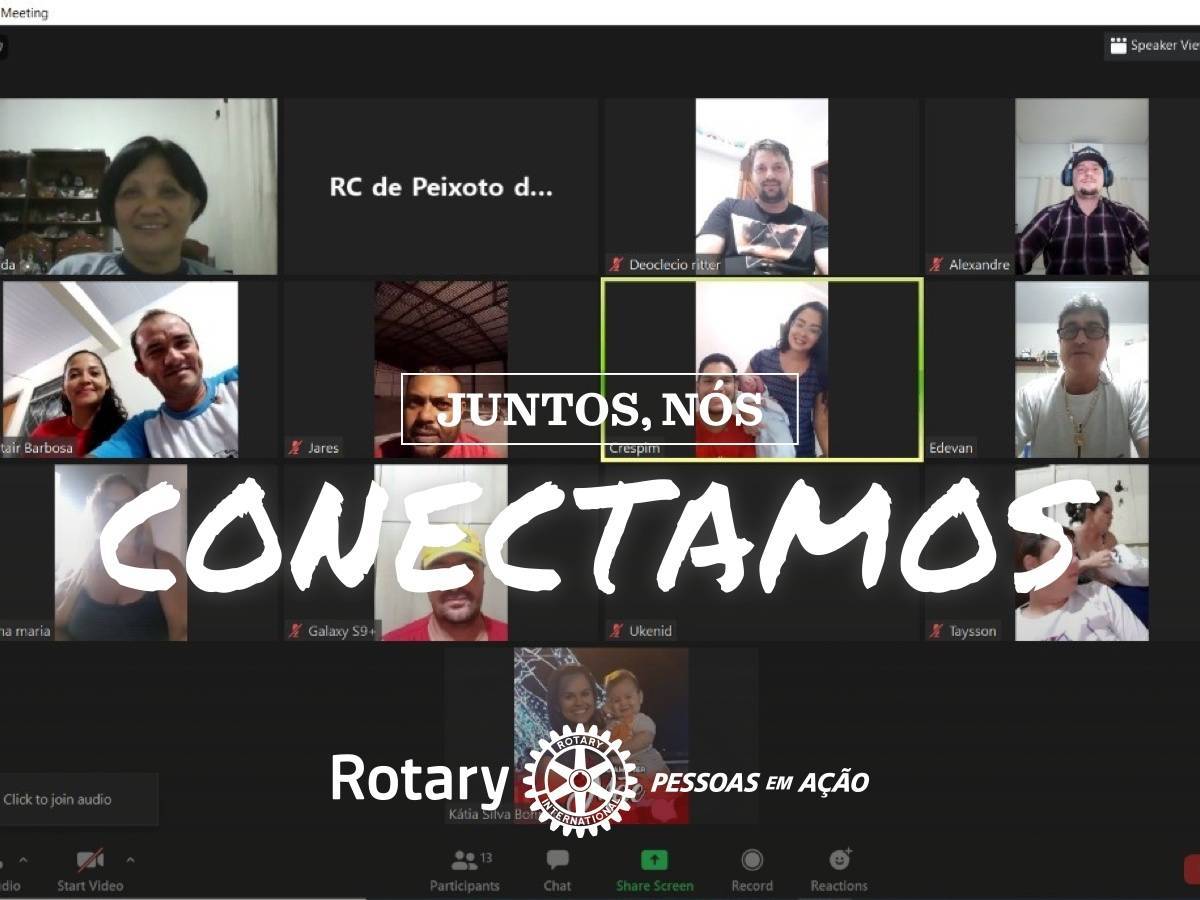 Reunião Online do Rotary Club de Peixoto de Azevedo