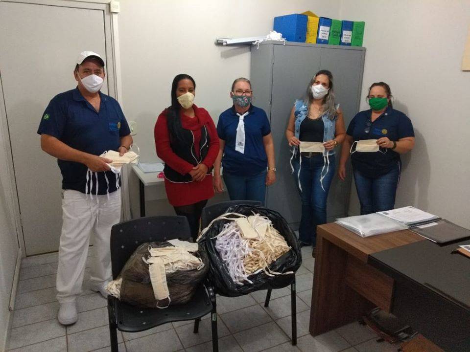 Doação de máscara para Assistência Social e Hospital Municipal 