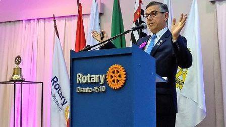 Marcos Antônio Carchedi, Governador do Distrito 4510 do Rotary International, fará a conferência distrital dia 27