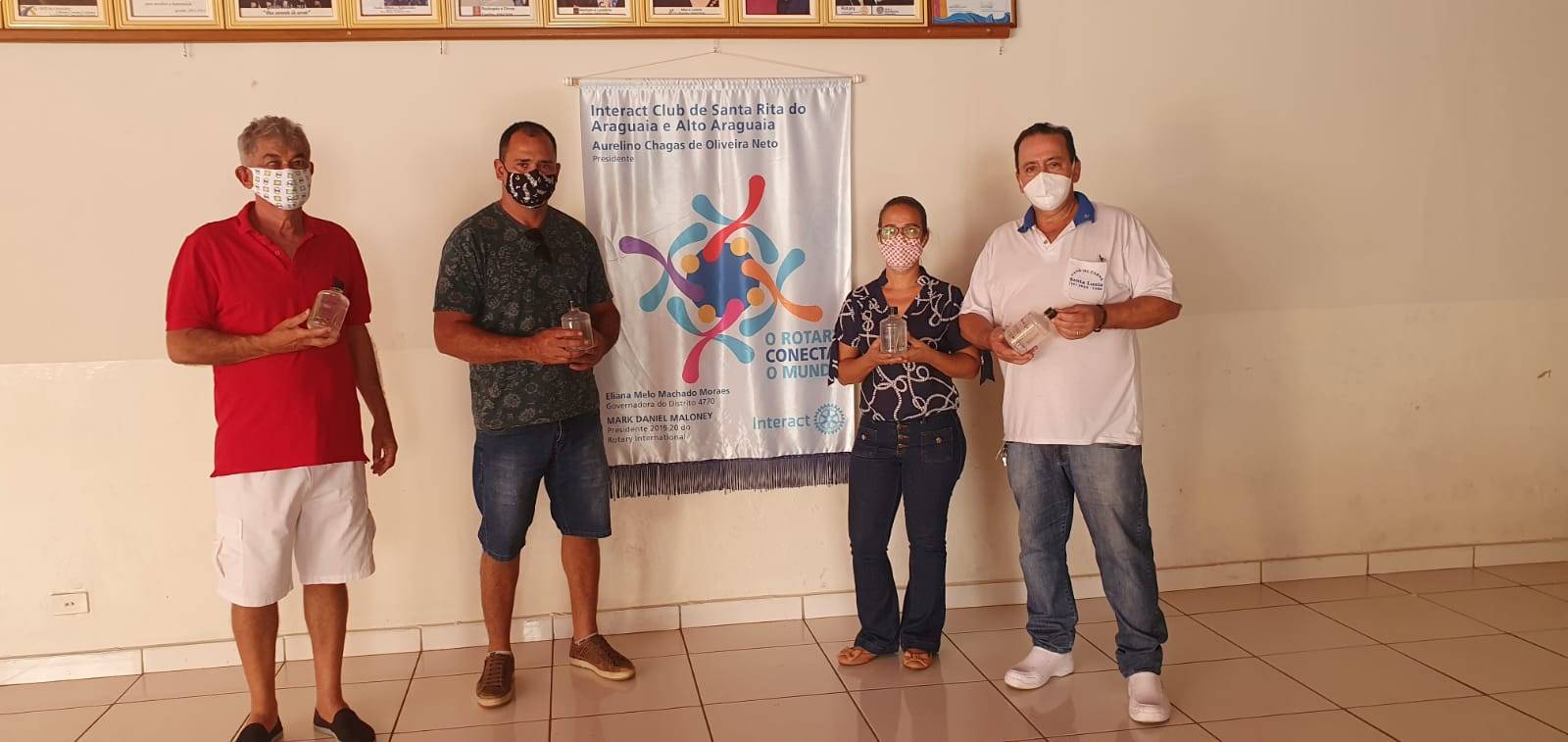 Doação de Álcool em Gel para município de Araguainha/MT