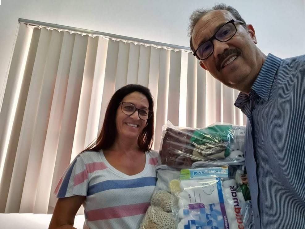 COMPANHEIRO JOSÉ CARLOS WAGECK E ENFERMEIRA DÉBORA