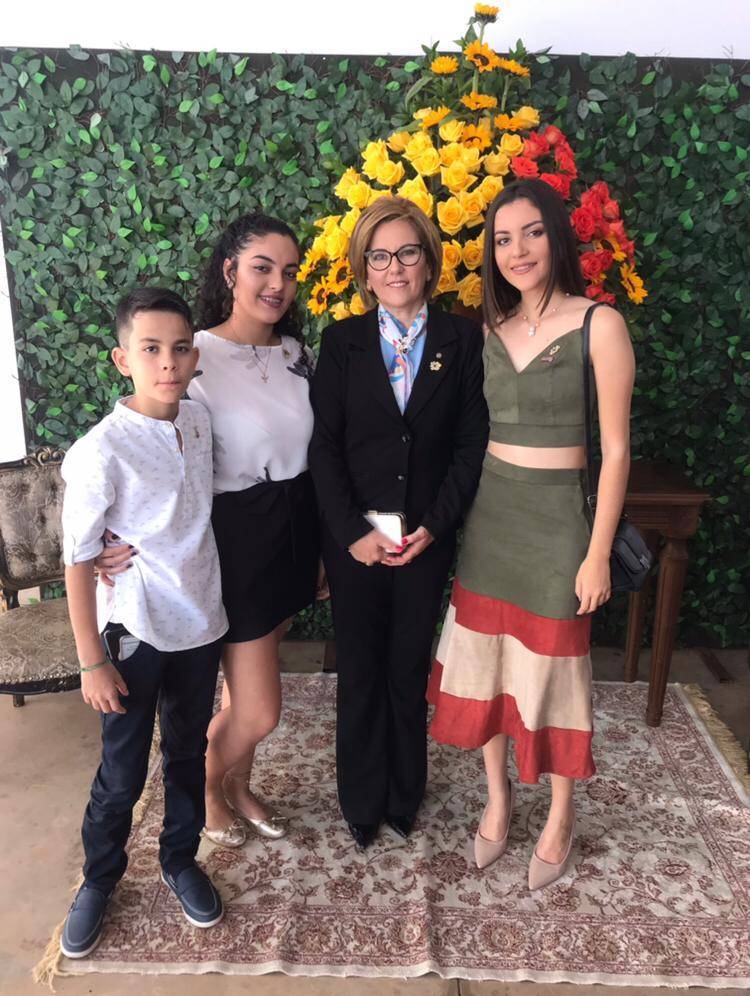 Marco, Marina, Vanderléia e Ana Luiza