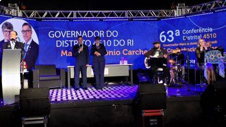 Marcos Antônio Carchedi finaliza a Gestão 2019-20 do Rotary International, na região, com transmissão ao vivo pela internet