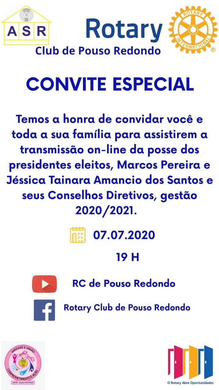 Convite Posse 2020/2021