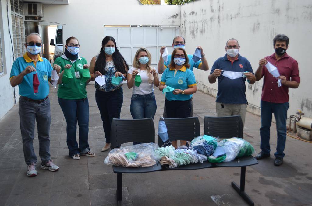 Flagrante do momento da entrega