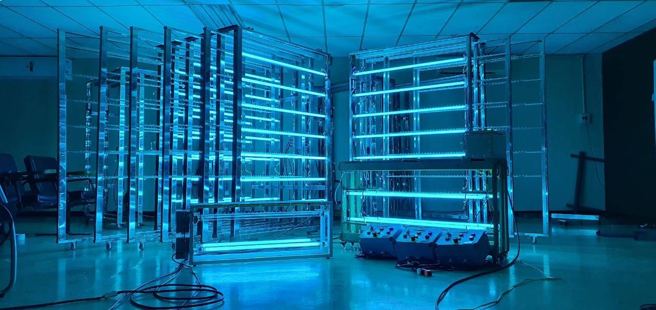 Equipamento Selene desenvolvido pelo Instituto de Física da UnB com parceria com o Distrito 4530 do Rotary Internacional.