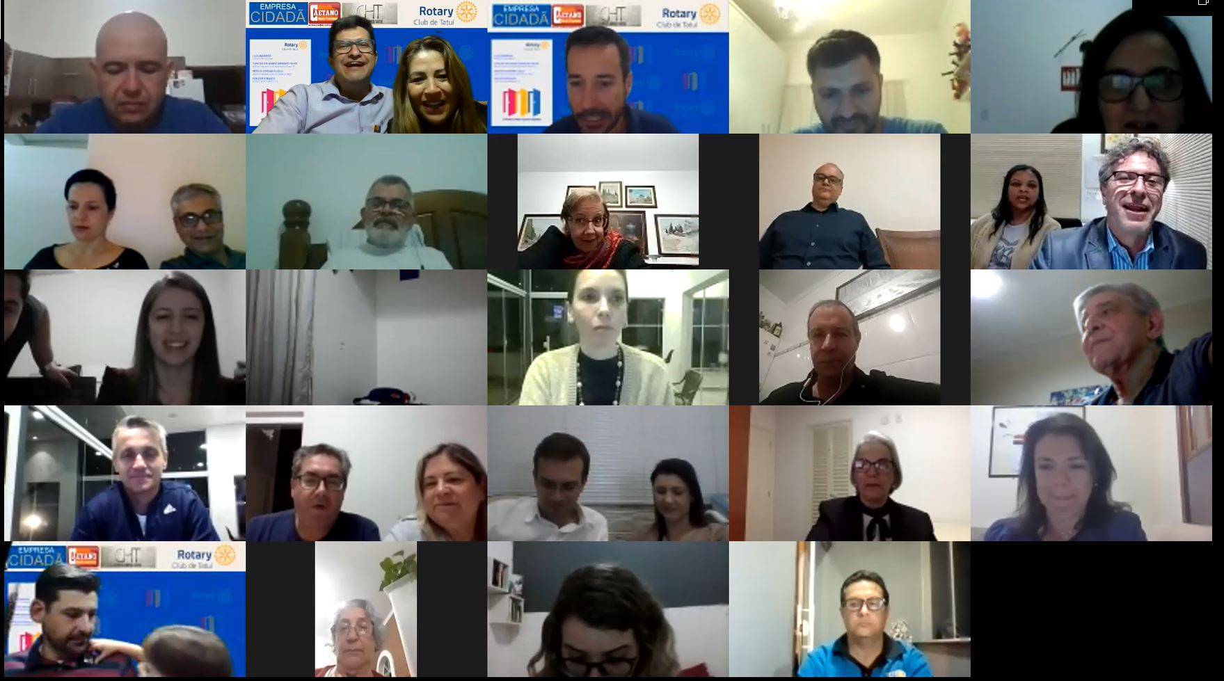 Foto da Reunião Virtual