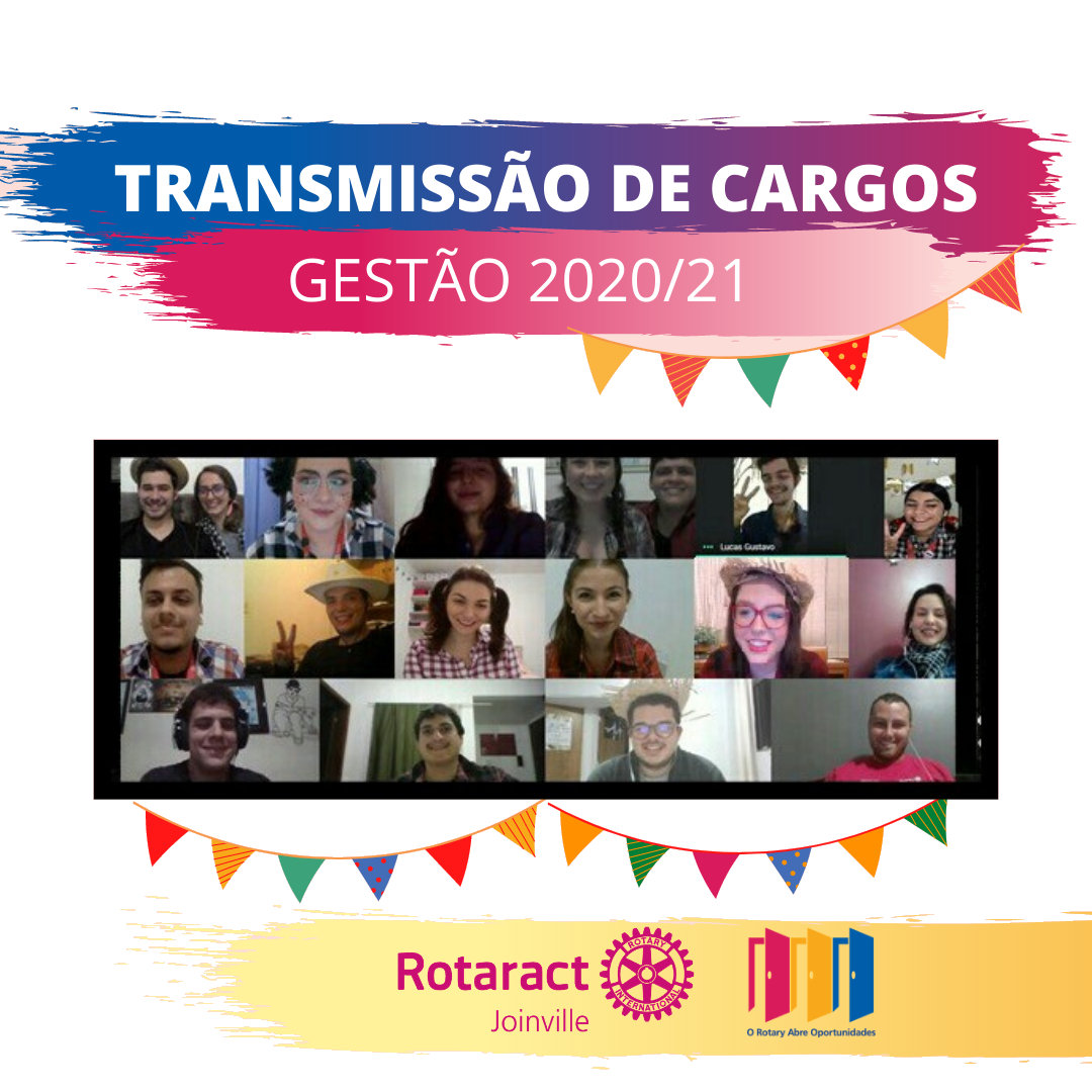 Trasmissão de Cargos do clube aconteceu no dia 05/07/2020, com a temática junina