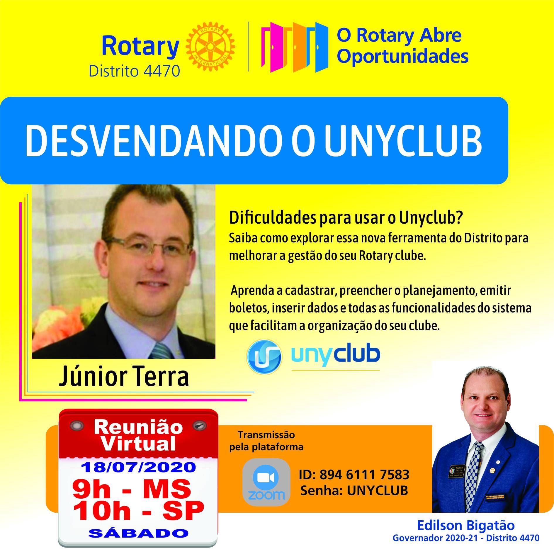 Palestra com Júnior Terra