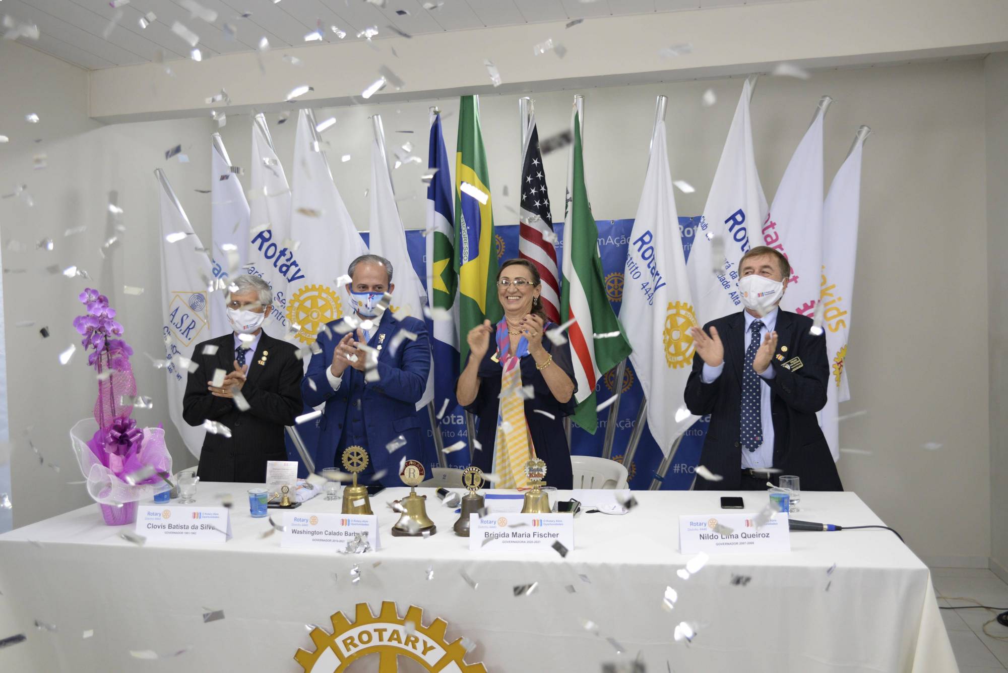 1ª Posse Virtual Ano Rotário 2020-21 - Governadora Brígida Maria Fischer, Distrito 4440