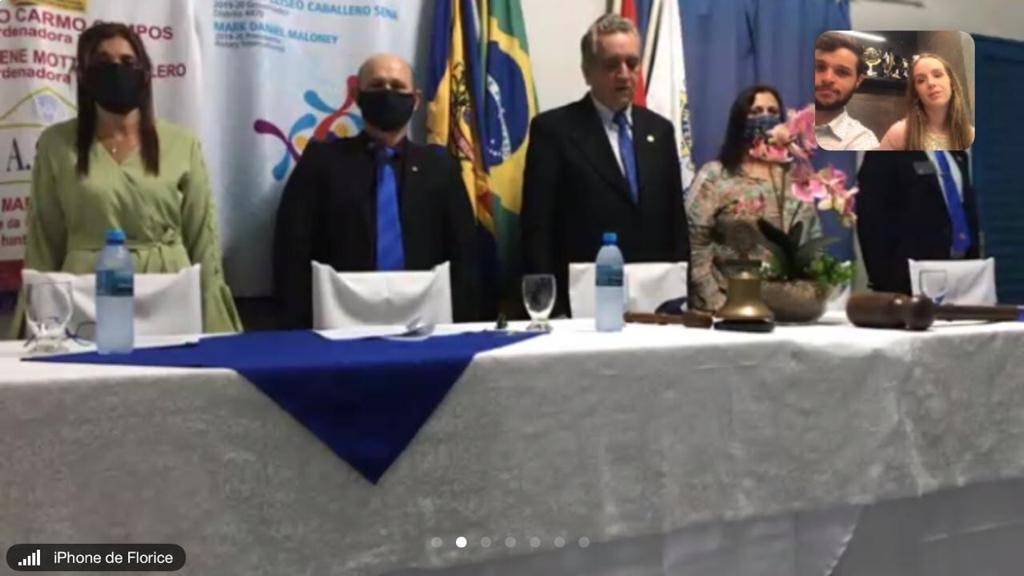 POSSE Rotary Club de Rio Brilhante no dia 25 do mês de Junho de 2020