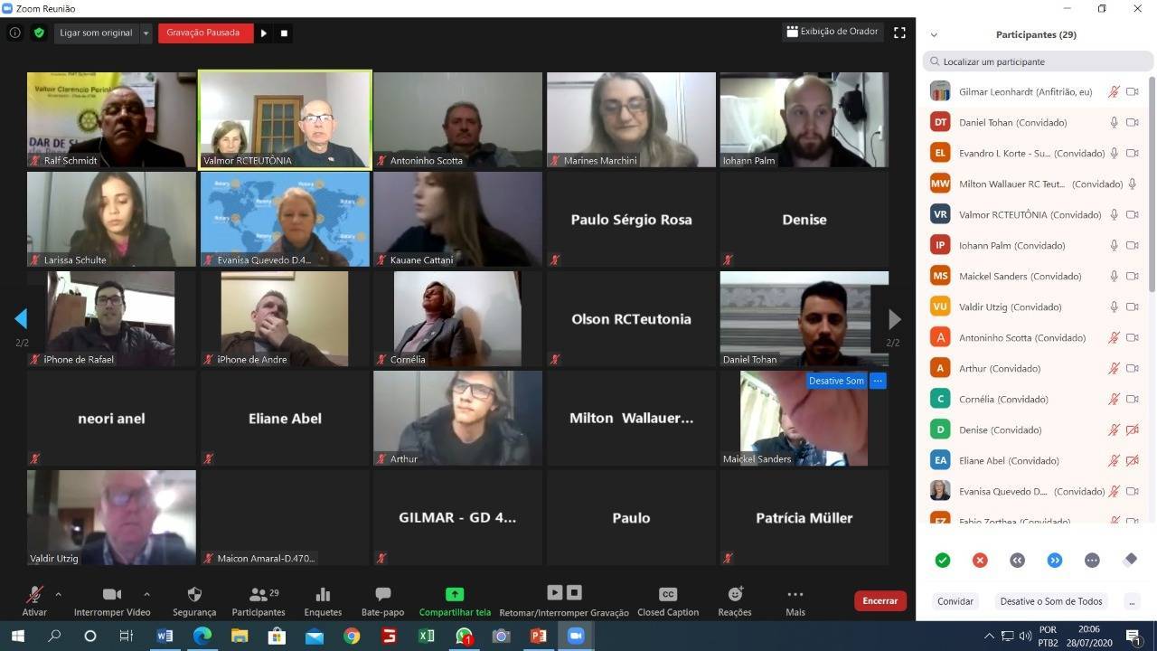 Reunião Virtual RC Teutonia