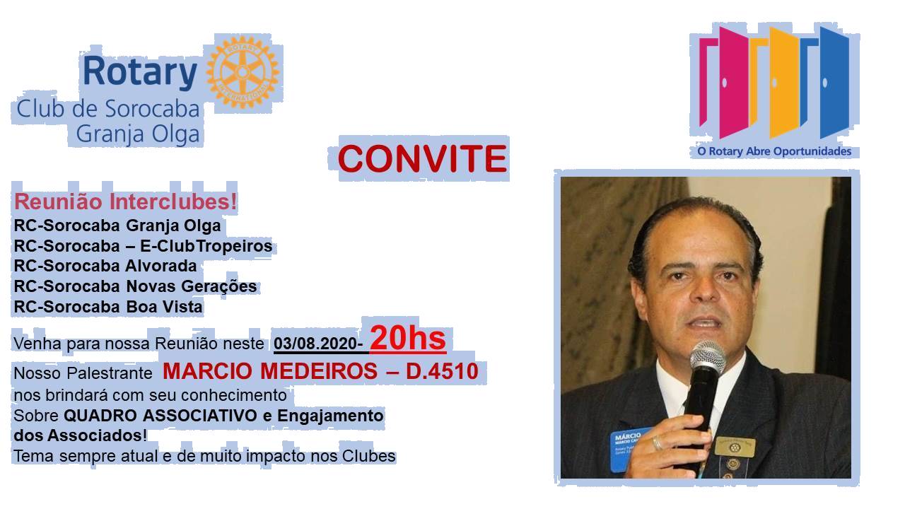 Reunião Interclubes: RC Sorocaba-Granja Olga, RC Sorocaba Alvorada, RC Sorocaba Boa Vista, E Club Tropeiros, RC Sorocaba Novas Gerações