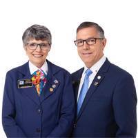 Governador Marcos Antônio Carchedi, 2019-20, e esua esposa Mara