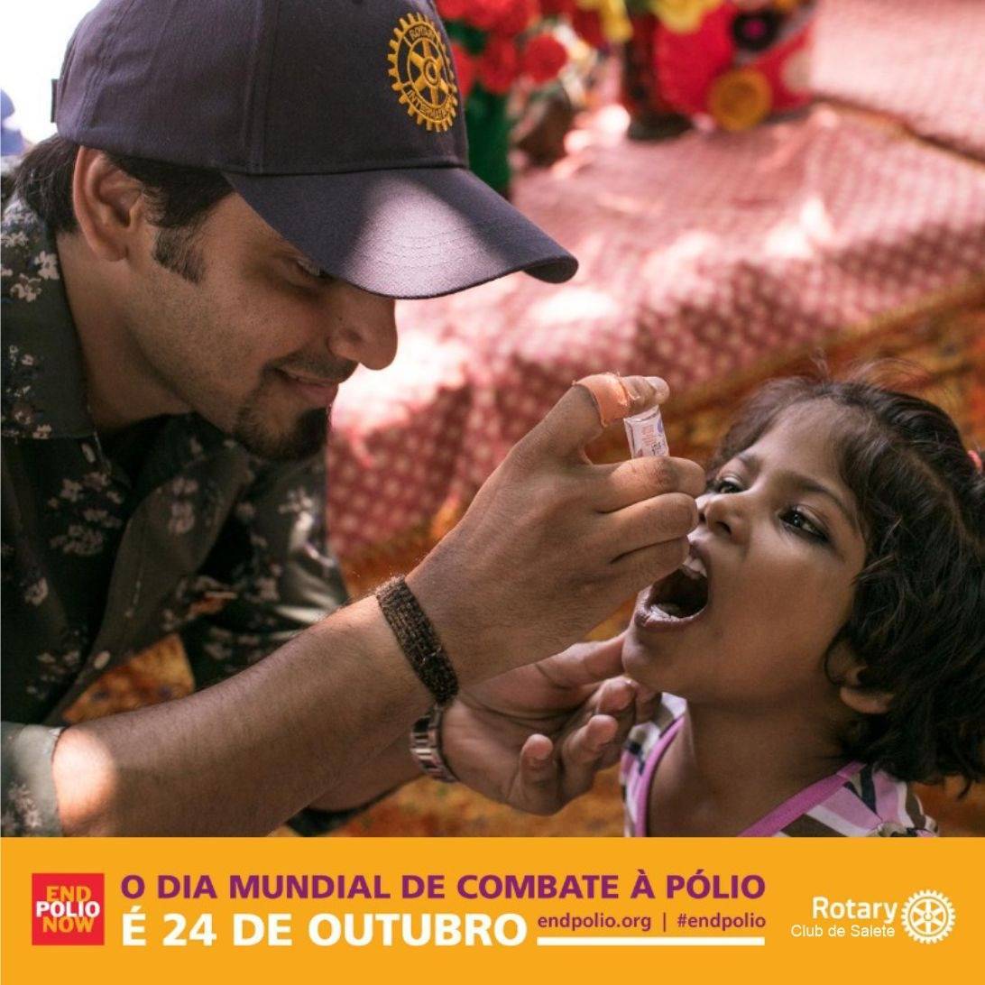 Dia Mundial de Combate à Pólio, 24 de outubro.