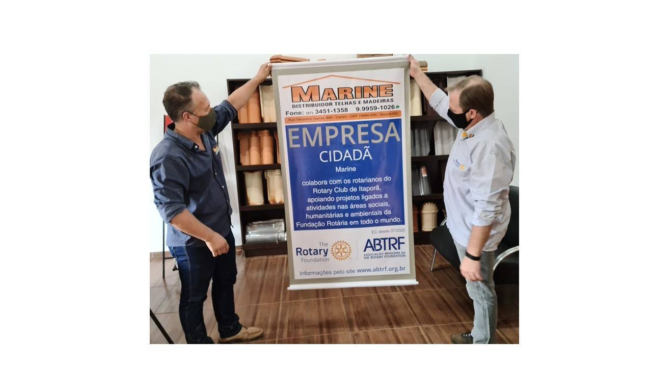 Nova Empresa Cidadã no Rotary Club de Itaporã