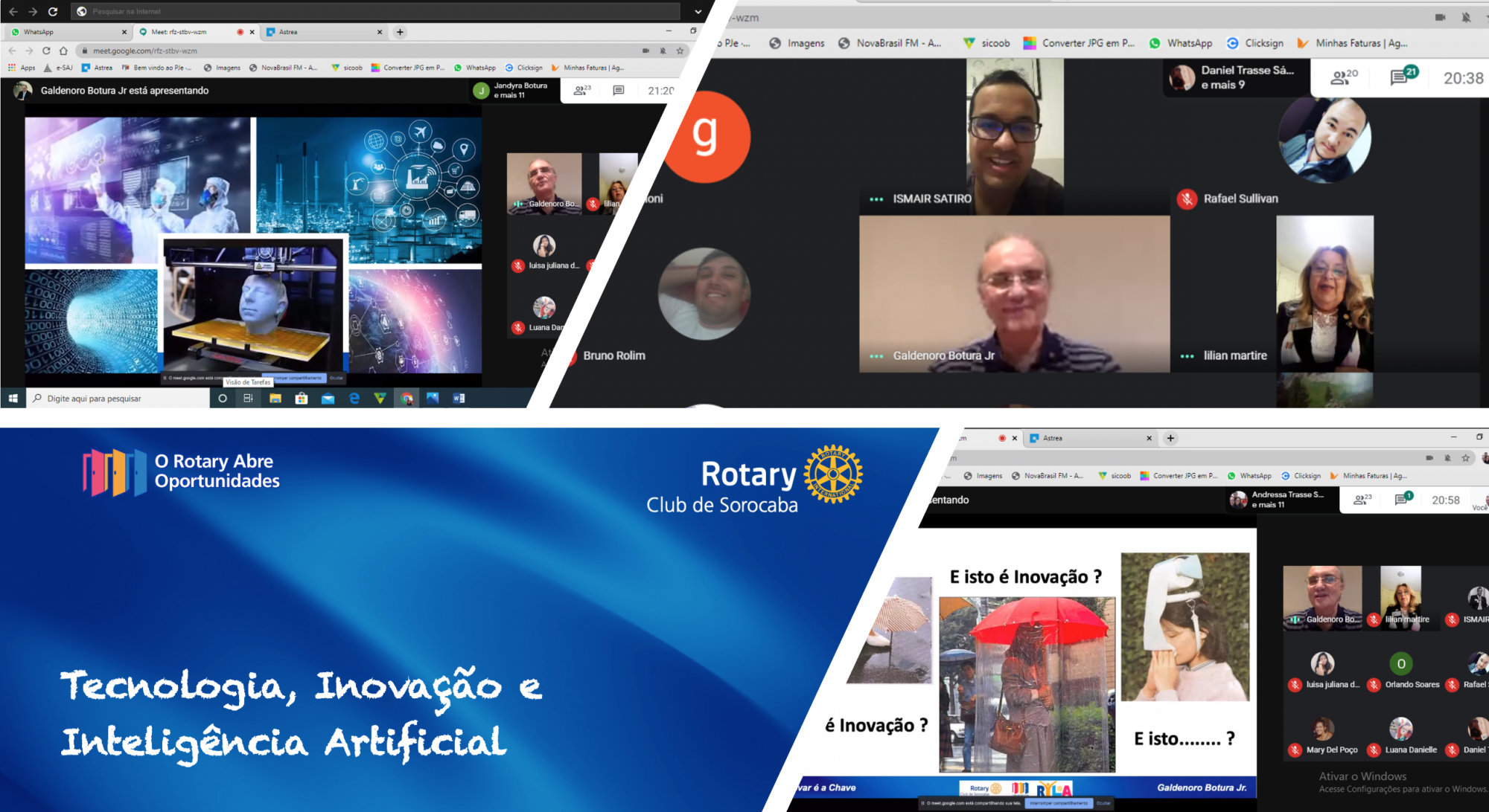 PALESTRA do 1º RYLA VIRTUAL do DISTRITO 4621 - ROTARY CLUB DE SOROCABA